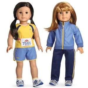 American Girl Doll Two-In-One Running Outfit